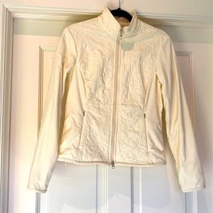 Lucy cream quilted jacket